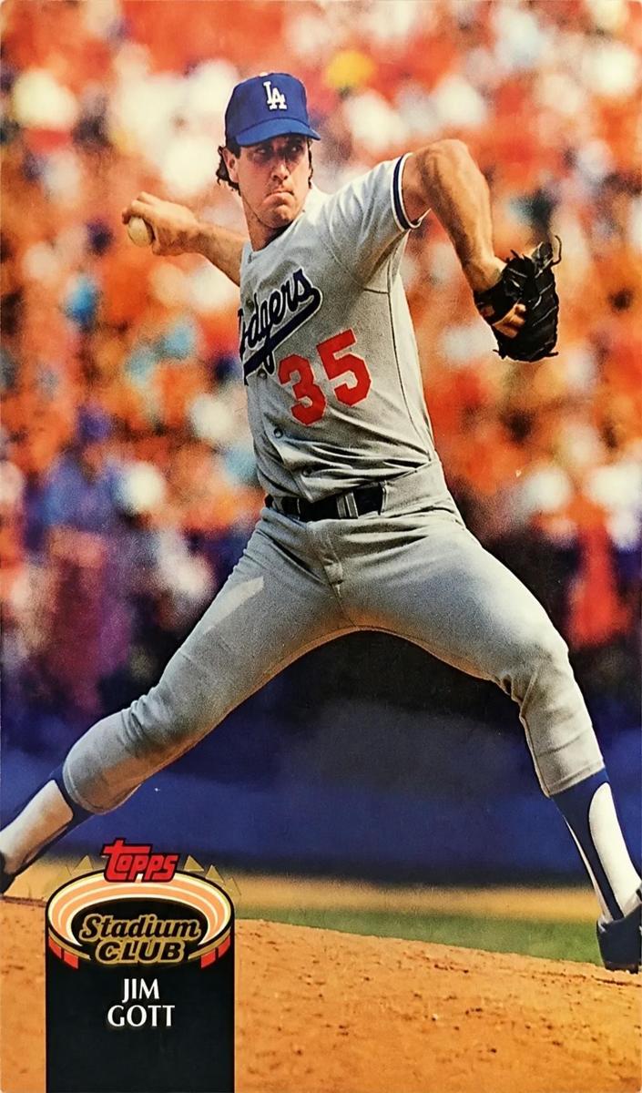 Jim Gott 1992 Topps Stadium Club Baseball