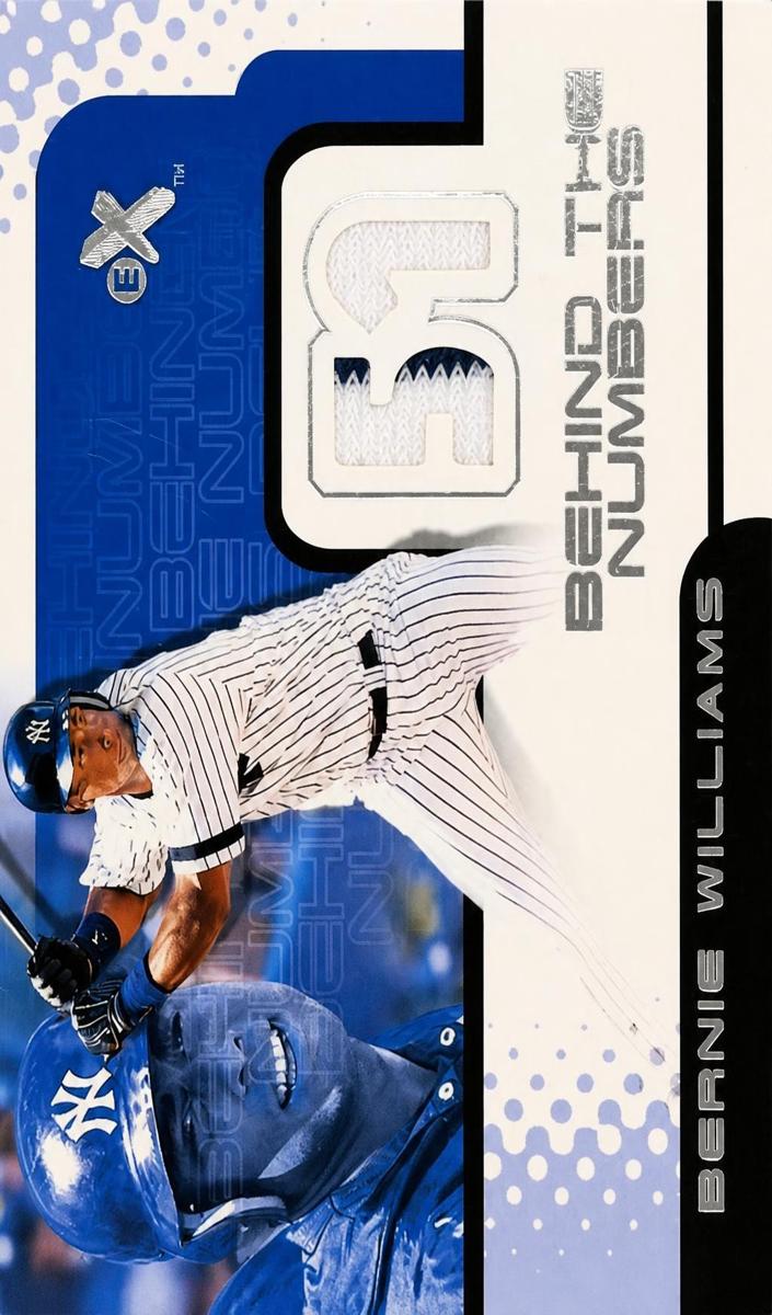 2001 Fleer E-X Bernie Williams #NNO card