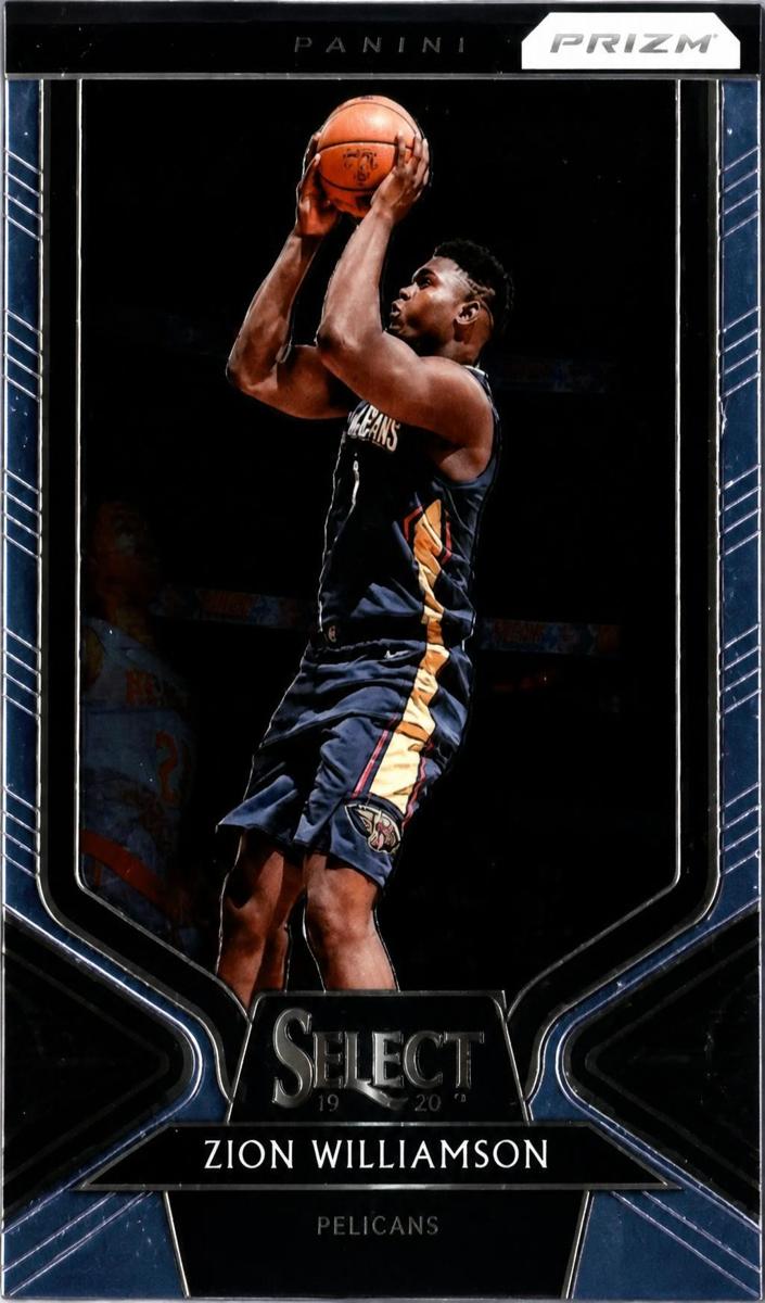 2019 Panini Select Zion Williamson [Gold] #9 card