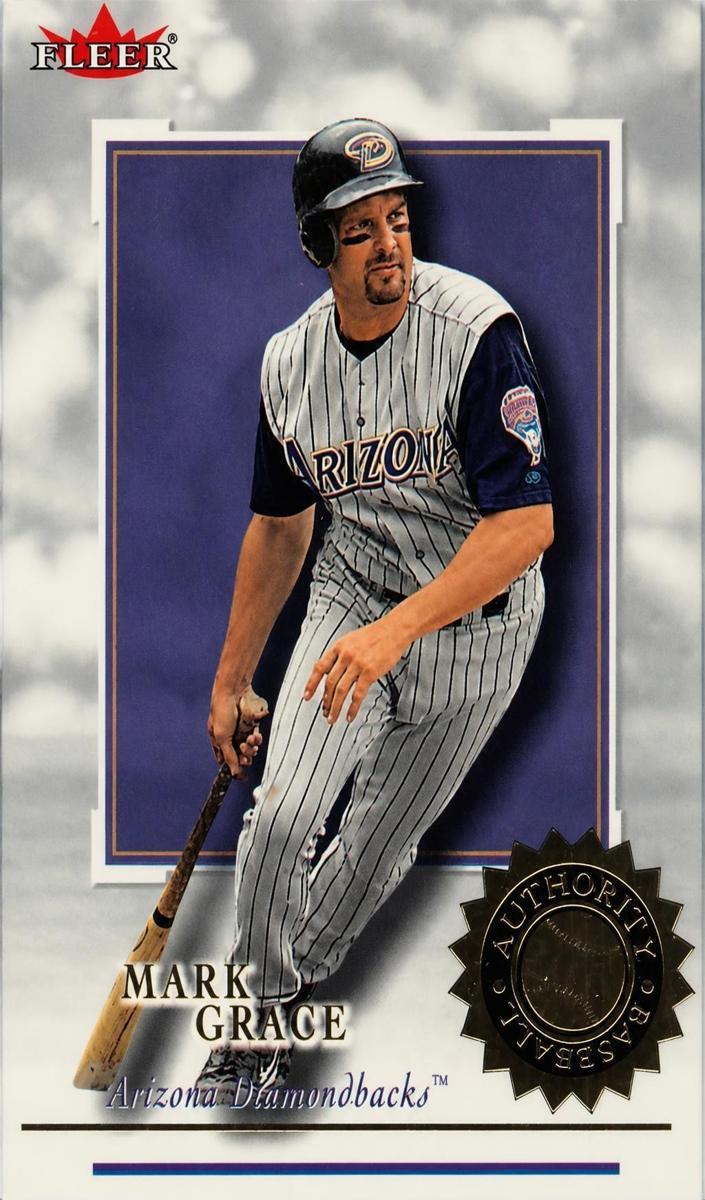 2001 Fleer Authority Mark Grace #1 card