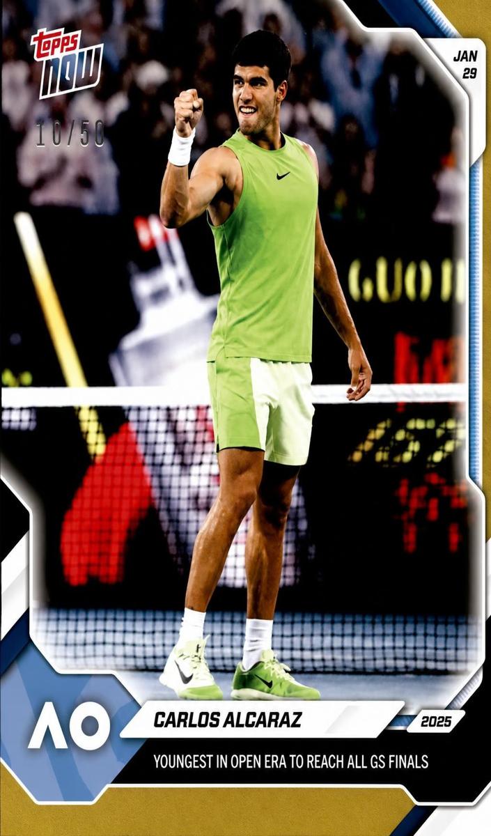 2026 Carlos Alcaraz [Gold Foil] #8