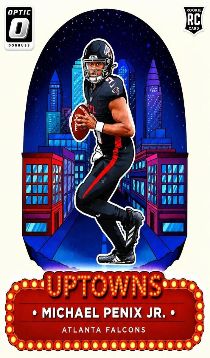 Michael Penix Jr. 2024 Donruss Optic Uptowns Football