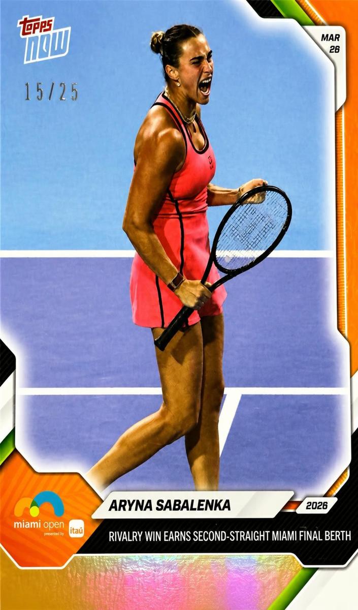 2026 Aryna Sabalenka [Orange Foil] #12
