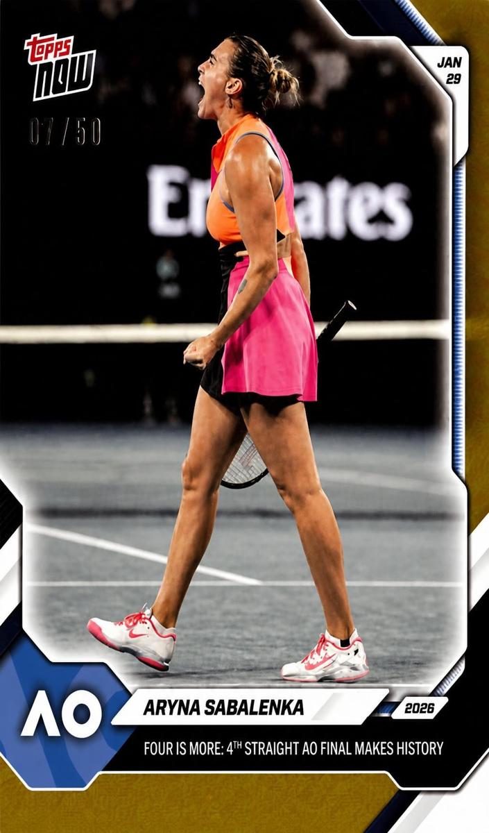2026 Aryna Sabalenka [Gold Foil] #6