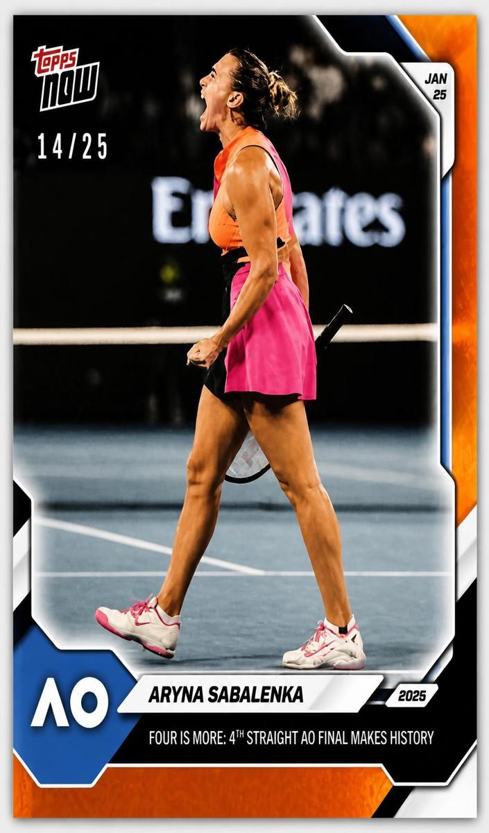 2026 Aryna Sabalenka [Orange Foil] #6
