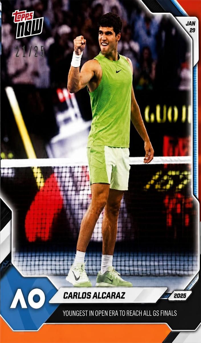 2026 Carlos Alcaraz [Orange Foil] #8