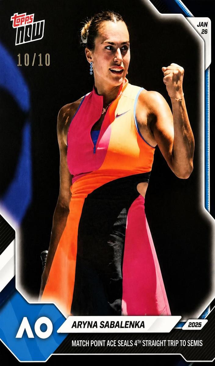 2026 Aryna Sabalenka [Black Foil] #4