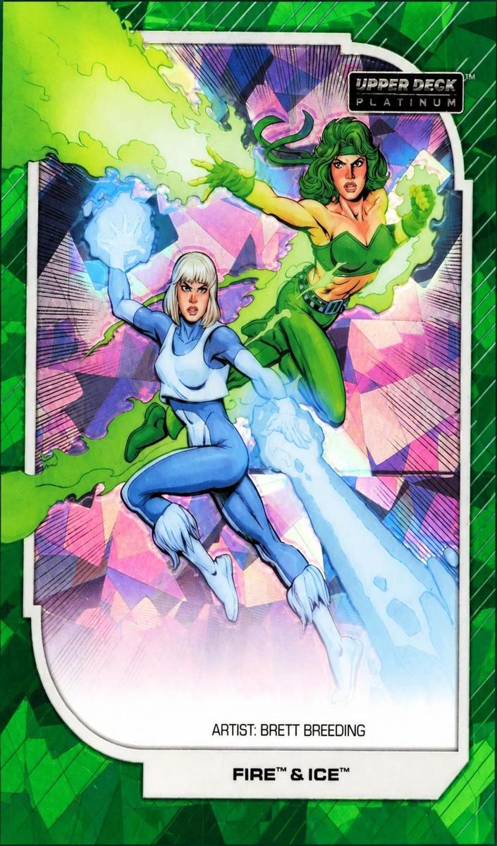 2026 Fire and Ice [Green Crackle] #63