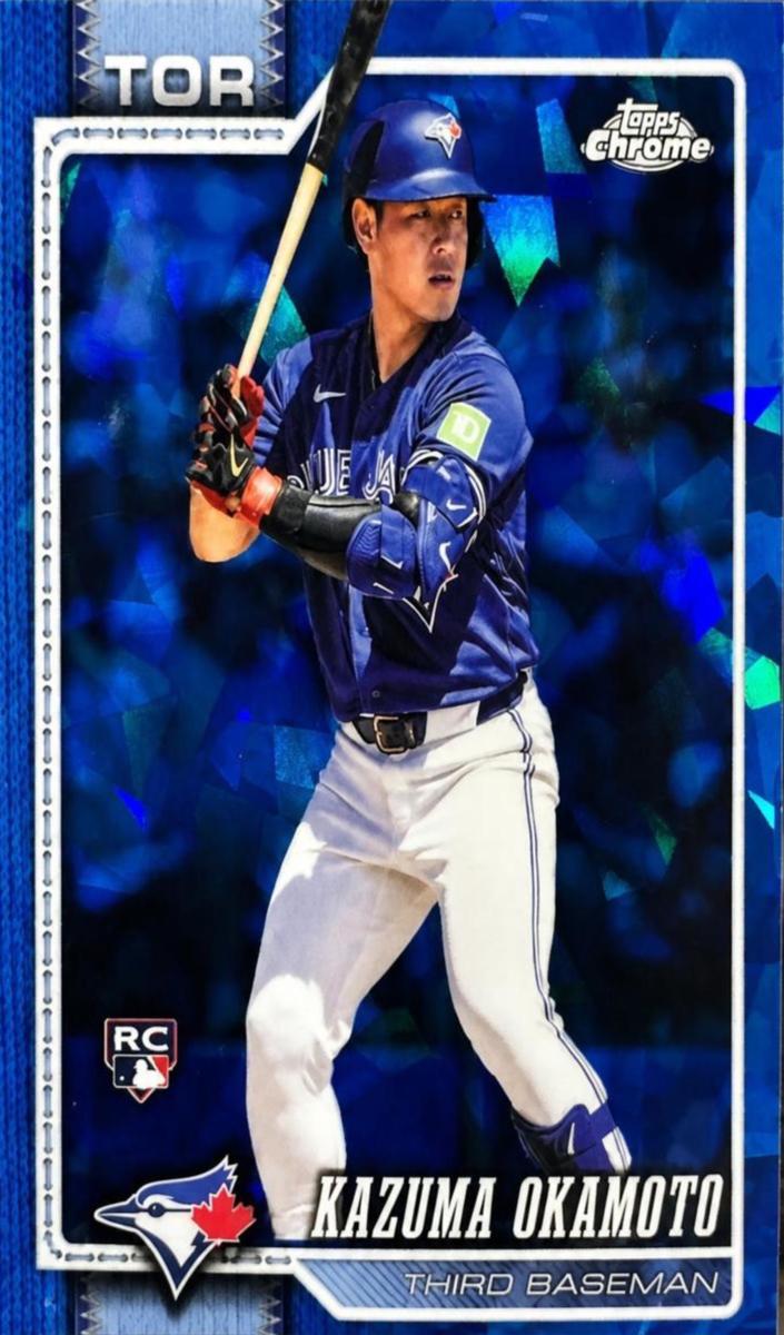 Kazuma Okamoto 2026 Topps Chrome Sapphire Baseball