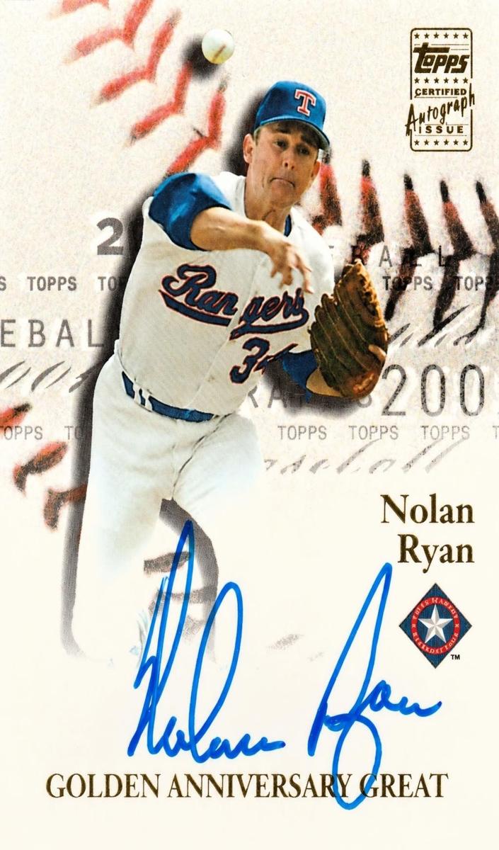 2001 Nolan Ryan #GAA-NR
