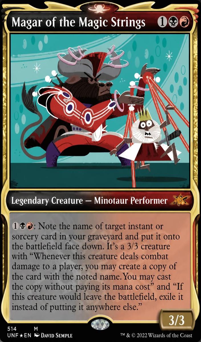 Magar of the Magic Strings - 2022 Magic The Gathering Unfinity