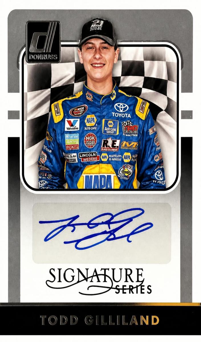 Todd Gilliland - 2017 Panini Donruss NASCAR