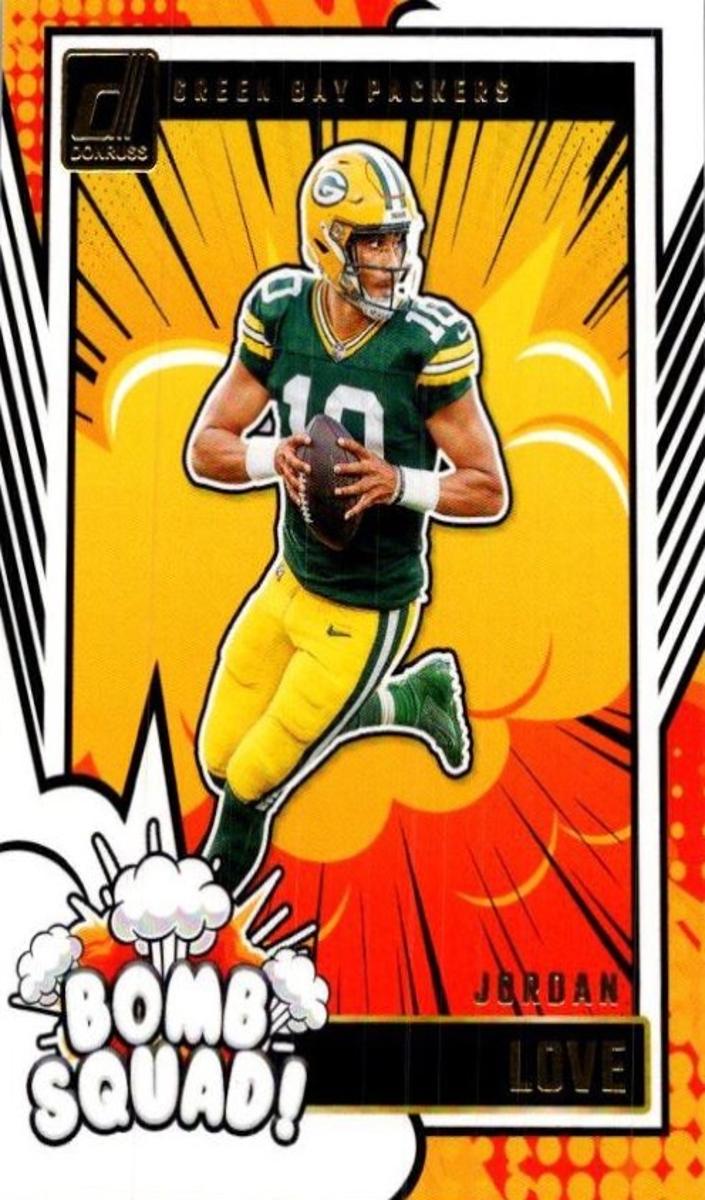 Jordan Love 2024 Panini Donruss Bomb Squad Football